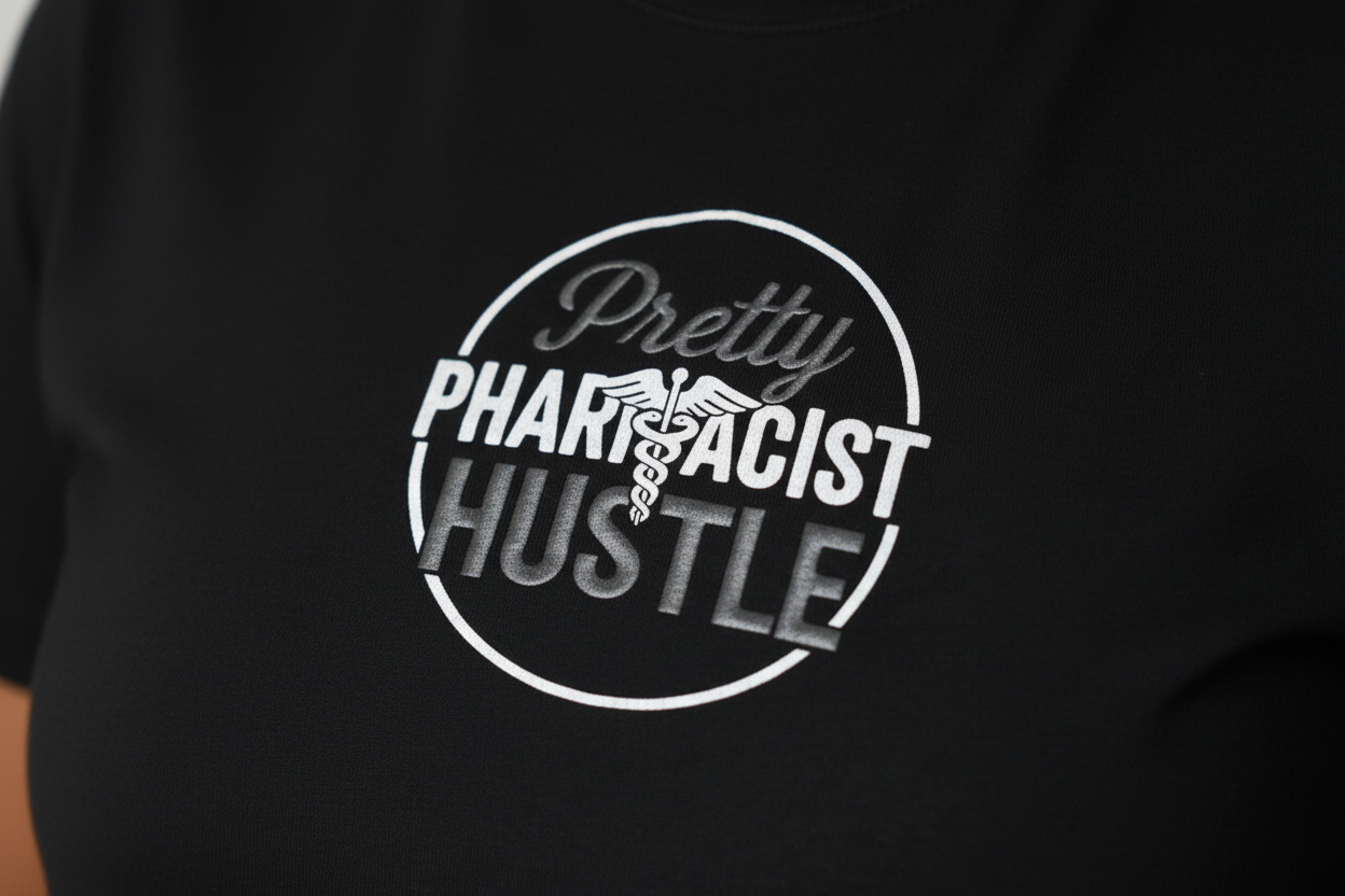 Pretty Pharmacist Hustle Embroidered Flare Set