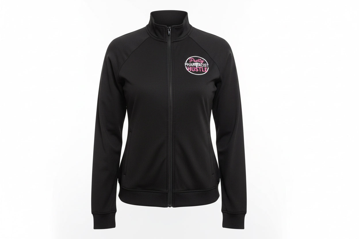 Pretty Pharmacist/Pretty Hustle Scrub Jacket