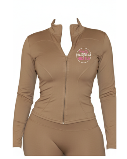Pretty Pharmacist/Pretty Hustle - Full Zip Active Jacket