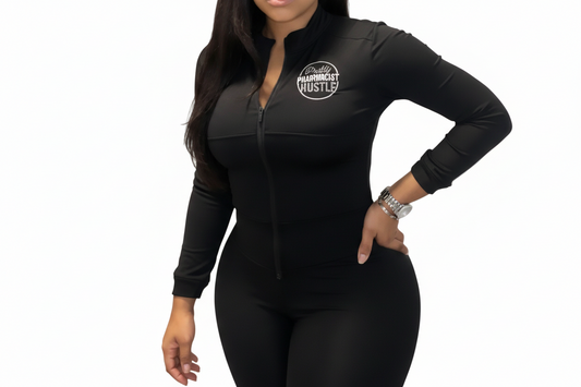 Pretty Pharmacist Hustle Embroidered Flare Set