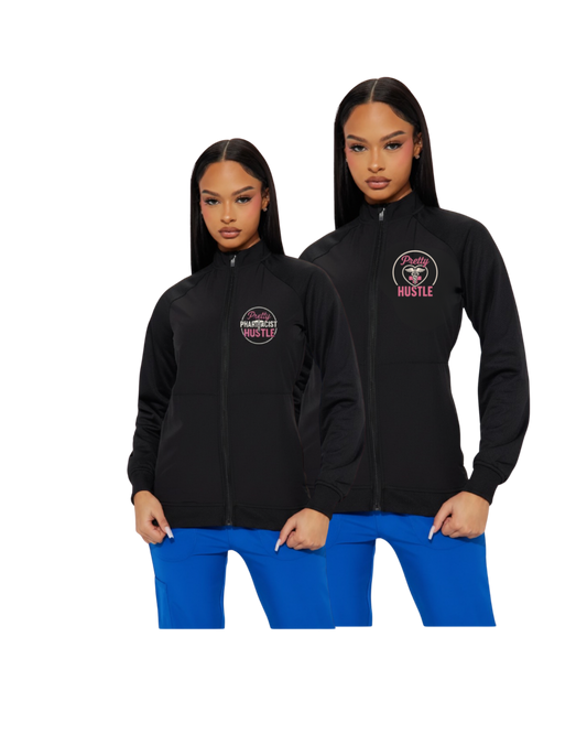 Pretty Pharmacist/Pretty Hustle Scrub Jacket