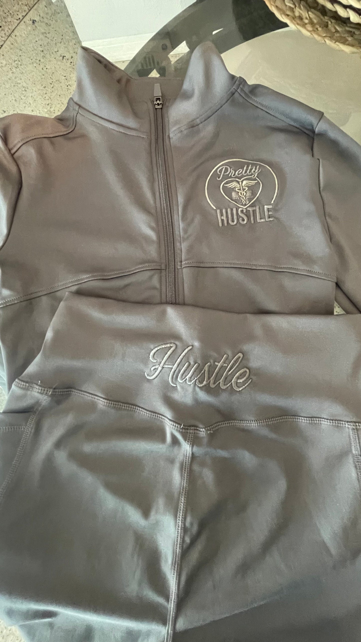 Pretty Hustle Full-Zip Flare Set
